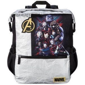 Disney Marvel's Avengers Infinity War Silver Black Backpack Thor Hulk Iron Man
